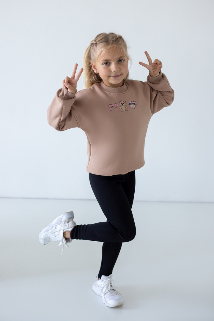 Лосини на хутрі для дівчаток